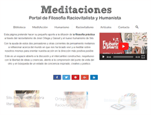 Tablet Screenshot of meditaciones.org